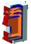 Твёрдотопливный котёл с водоохлаждаемыми колосниками АОТ-25 STANDARD PLUS 6mm 0